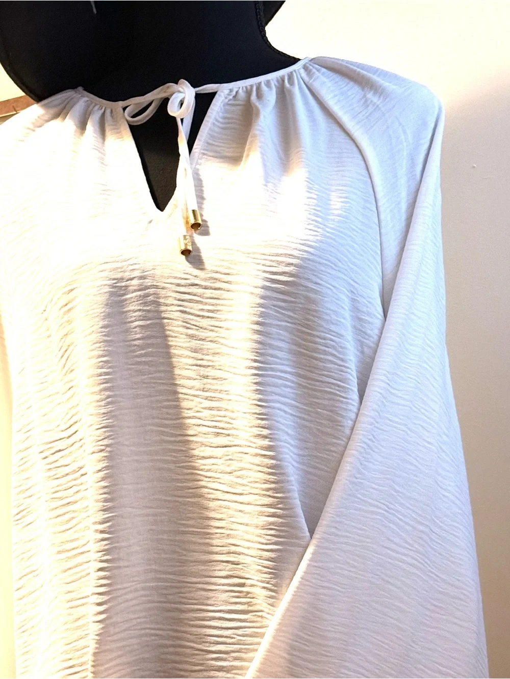 White washable blouse